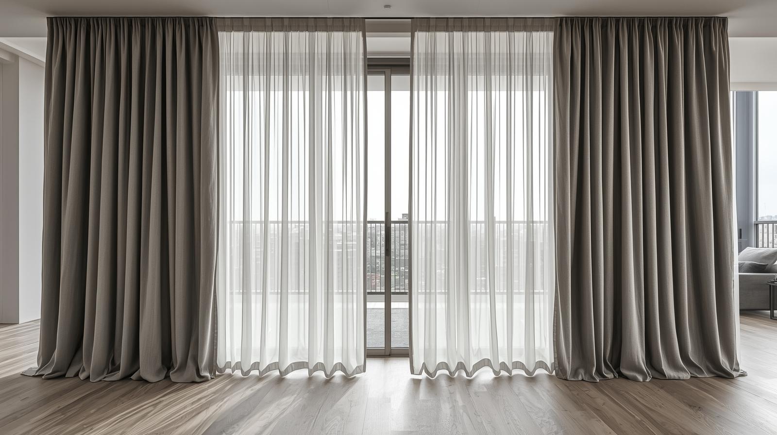 Cortina Dupla Voil e Blackout